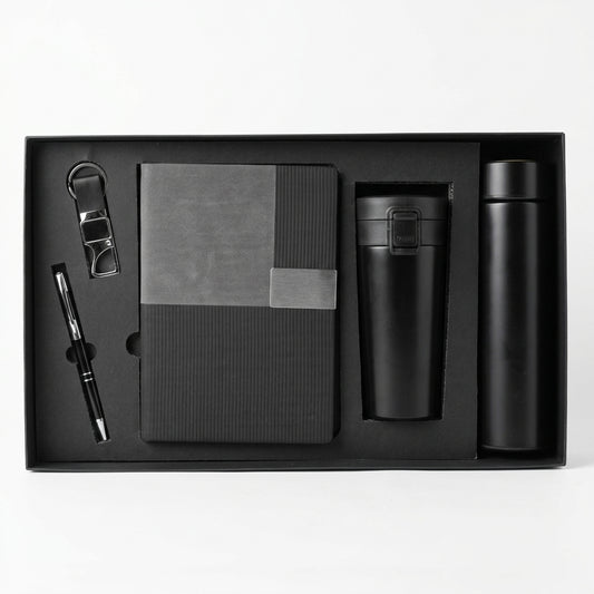 Executive Slate & Onyx 5-Piece Suite - Personalized Corporate Gift Set
