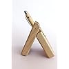 Personalized Natural Wood Desk Clock & Pen Stand - Executive Gift