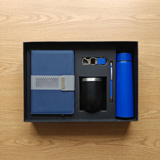 Executive Marine & Onyx 5-Piece Suite - Personalized Corporate Gift Set