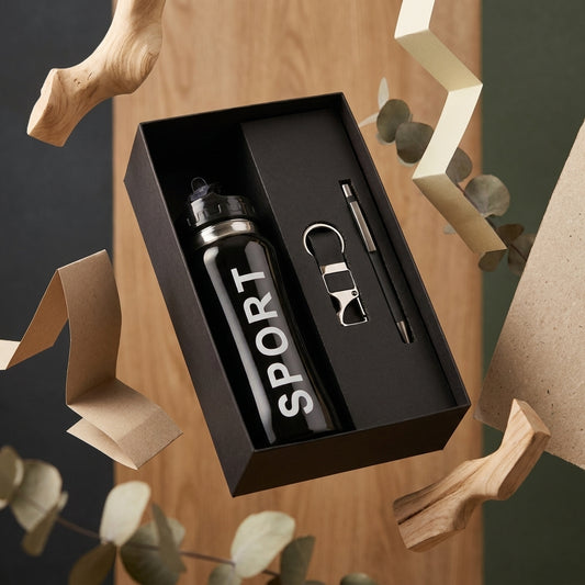 Executive Onyx Sport 3-Piece Suite - Personalized Corporate Gift Set