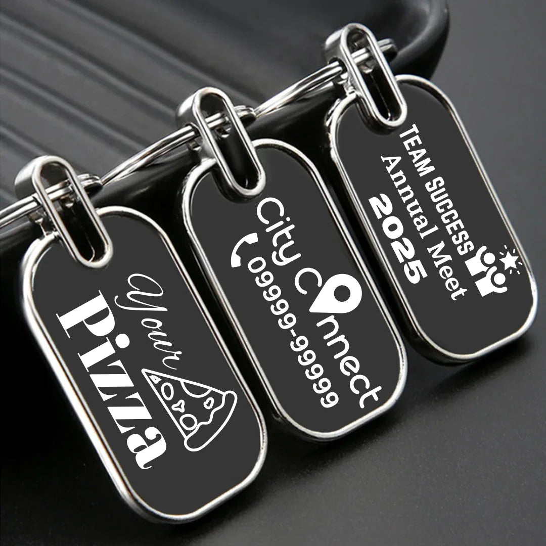 Custom Printed Keychain for Gifting and Brand Recognition