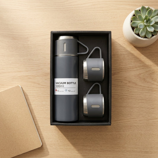 Customized Stainless Steel Bottle & Cup Hamper